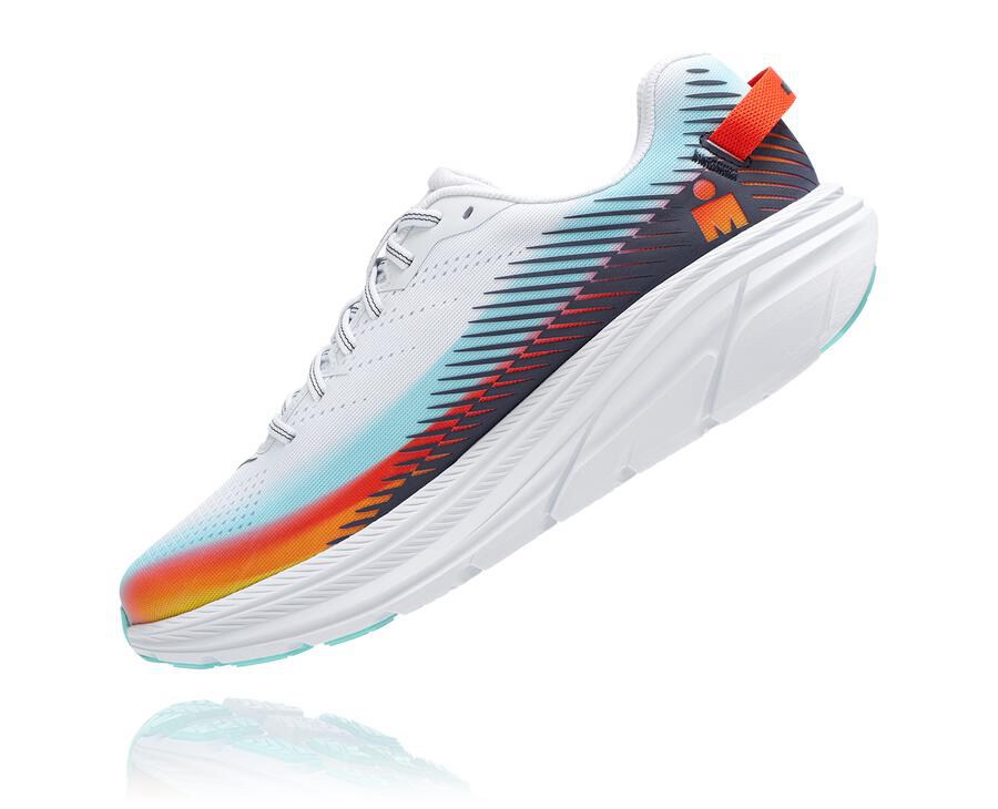 Hoka One One Løbesko Dame - Ironman Rincon 2 - Hvide/Blå - 184670JGQ